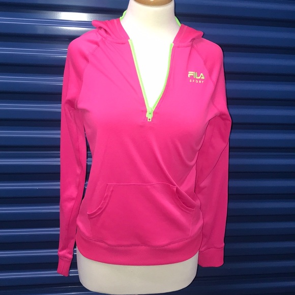 neon pink fila
